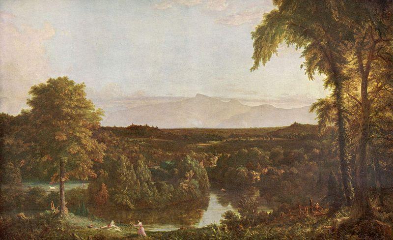 Thomas Cole In the Catskills Norge oil painting art